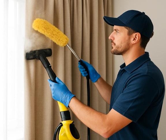 Trusted blind cleaning technician Matty Curtain Cleaning constitution-hill-nsw QLD